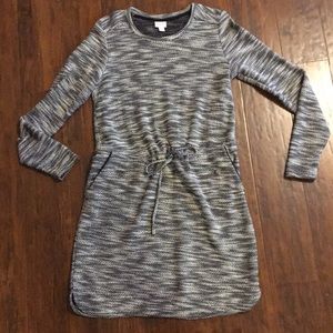 Heather gray sweater dress